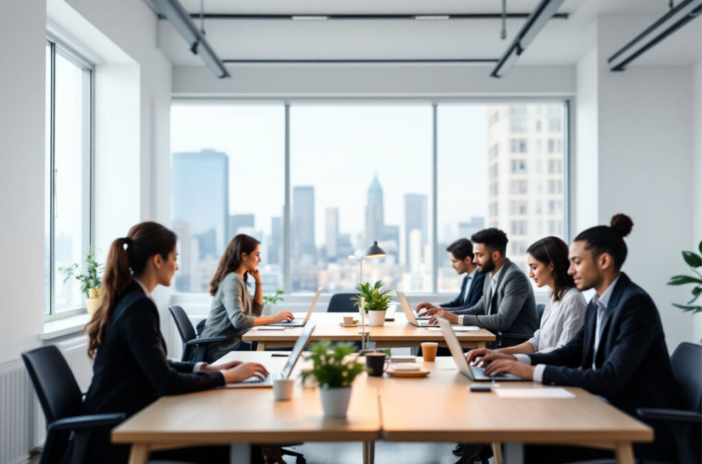 großer-büro-raum-mehrere-schreibtische-menschen-arbeiten-an-computern